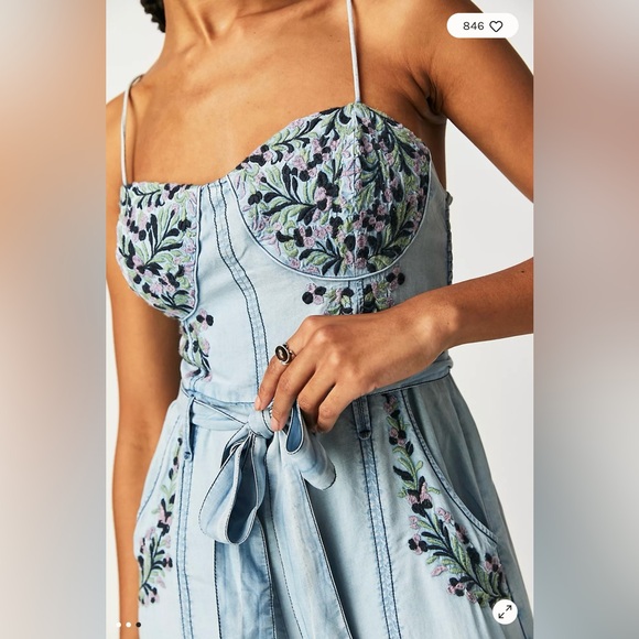 FP Brigitte Embroidered Jumpsuit - Picture 2 of 3